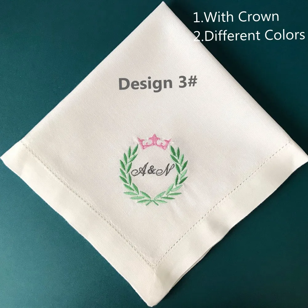 Personalized Napkins Custom Napkins Embroidered Cloth Napkins Wedding