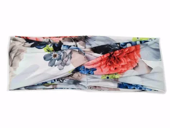 

T185018 2018 Newest good stretch cotton fashion Chinese painting printing ,charming and comfortable turban hair band