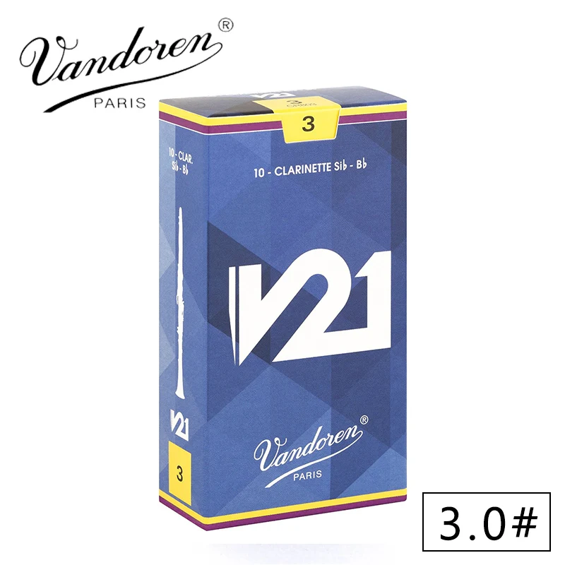 Мундштук для кларнета vandoren V21 кларнет BB сила тростника 2,5#3#3,5#3,5+#4# коробка 10 [ ] - Цвет: 3