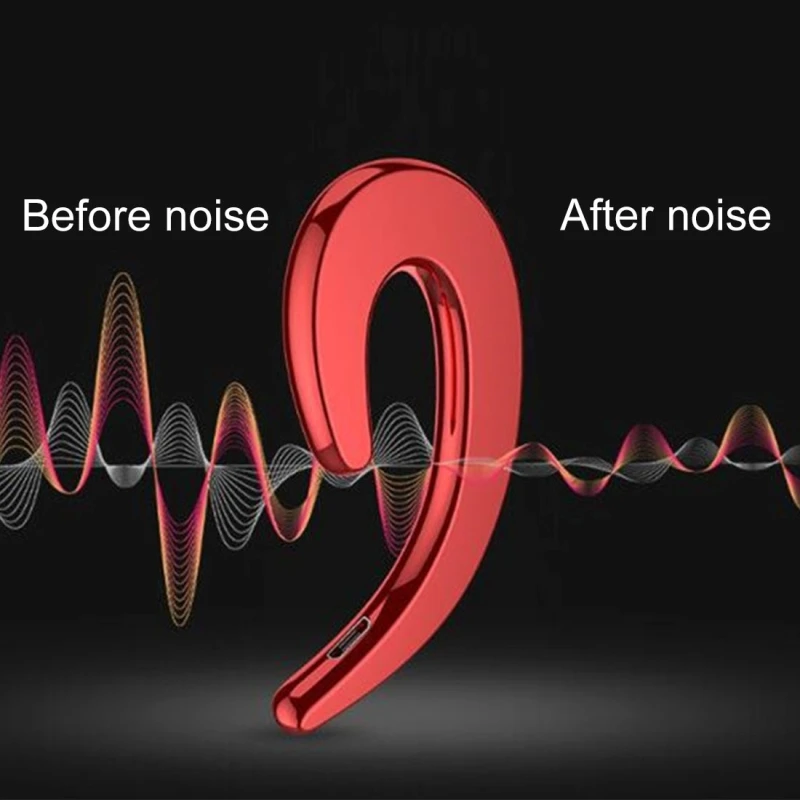 B18 Bone Conduction Bluetooth V4 1 Sports Headphone Earhook Headset For iphone X 8plus Galaxy S9 S9 and Other Smart Phones