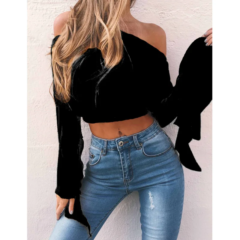 

women blouse new fashion festivals female top classics womens butterfly sleeve shirts ladies blouses harajuku plus size tops