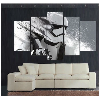 

5pc Full Square Drill 5D Diy Diamond Painting Stormtrooper Star Wars Embroidery Cross-Stitch ZP-671