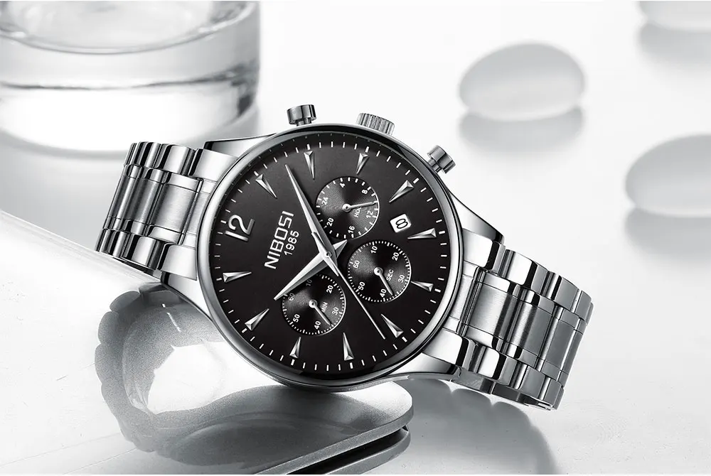 NIBOSI Horloges Mannen Met Datum Luxury Mens Watches Quartz Business Watch Men Waterproof Clock Man Full Steel Band Uhren Herren (14)