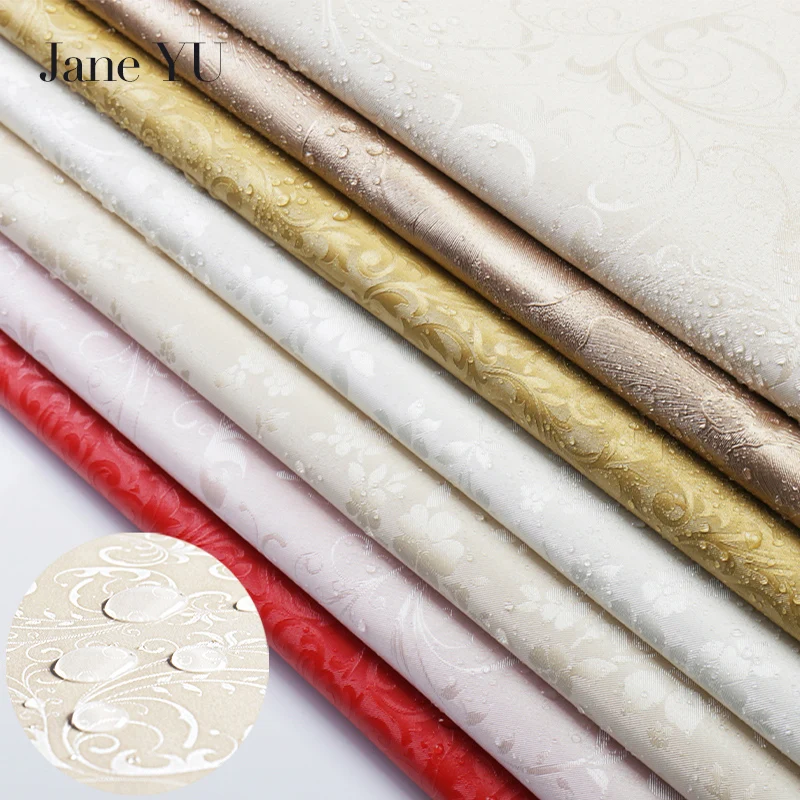 JaneYU Waterproof Oilproof Table Cloth Wipe Clean PVC Tablecloth Dining Kitchen Table Cover Protector OILCLOTH FABRIC COVER