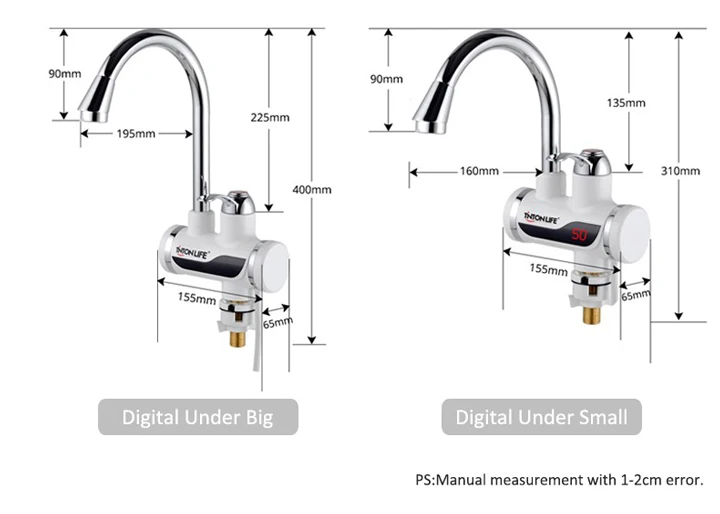 TINTONLIFE ЕС Plug Tankless мгновенный кран водонагреватель Мгновенный водонагреватель кран кухня горячая вода светодио дный кран светодиодный