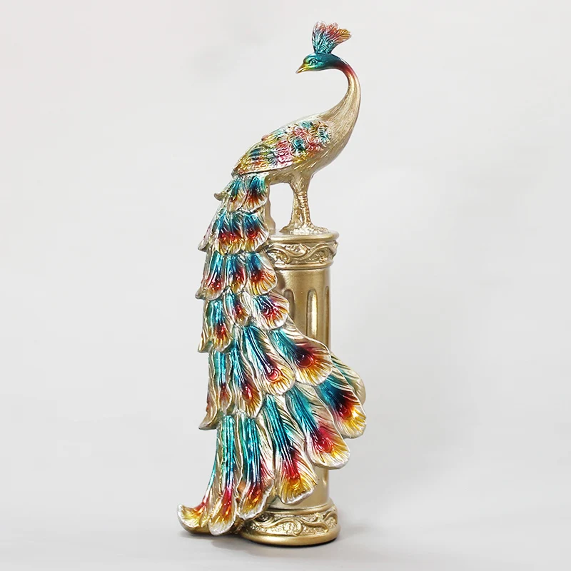 Online Buy Wholesale peacock  ornament from China peacock  