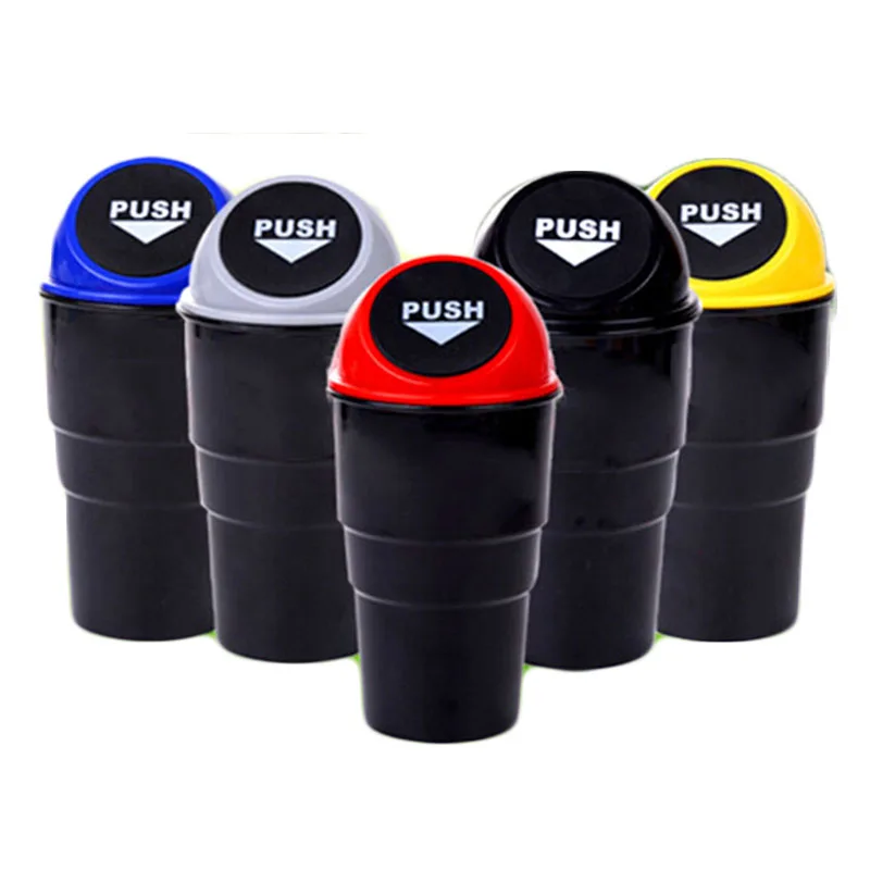 Random Color Mini Car Trash Garbage Can Waste bin