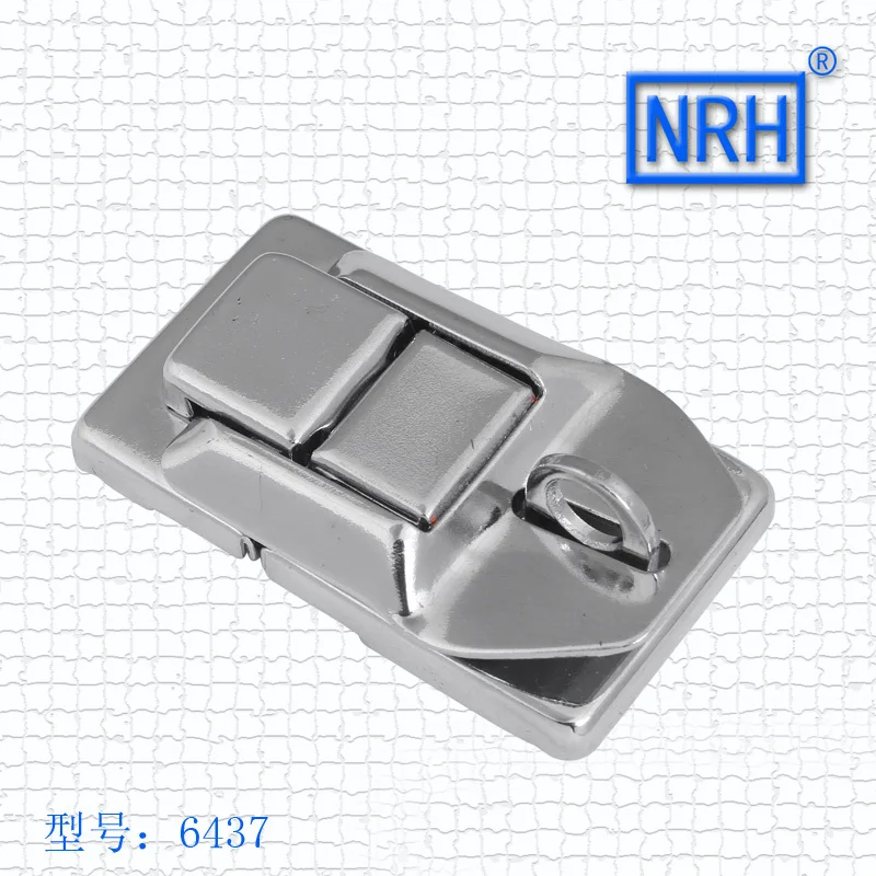 NRH 6437 chrome finish locking fastener steel toggle draw latch for