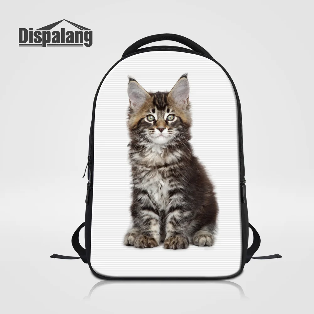 Dispalang Cat Printed Backpack 1