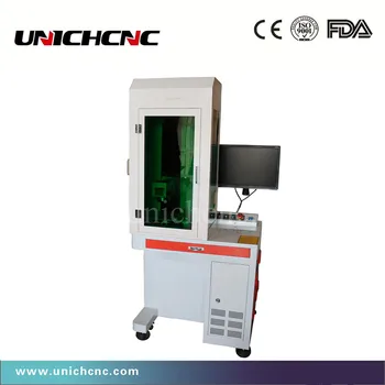 

Economic aluminum alloy table air cooling fiber laser marking 20w