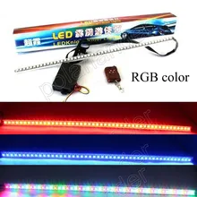 Высокое качество 1 шт. 7 видов цветов 130 Модель 56 см 5050smd LED RGB света автомобиля рыцарь светодиод Райдер автомобилей светодиодные полосы света комплект с пульта дистанционного управления