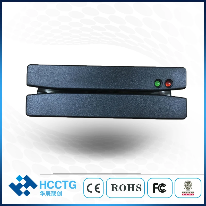 RS232 Mini Portable Stripe Magnetic Card Reader HCC790