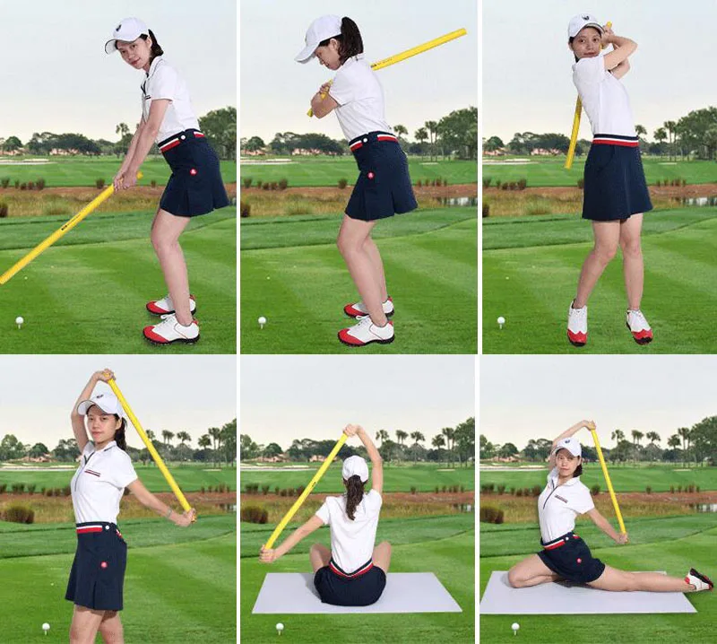 Practice Guide Golf Swing Trainer Beginner Gesture Alignment Golf Clubs Correct Wrist Training