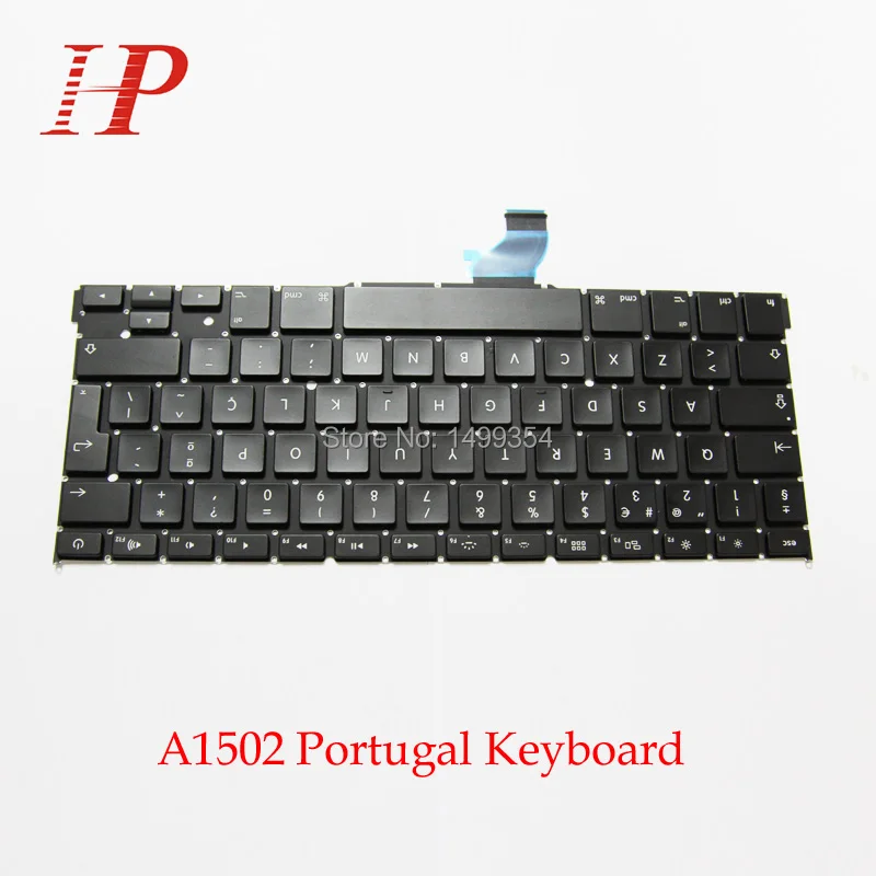 New A1502 Portuguese Portugal Keyboard For Apple Macbook Pro 13