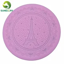 Париж Эйфелева башня Силиконовая Форма торт кружева коврик помадка украшения формы выпечки инструменты для тортов цветок Сахар ремесло кекс плесень