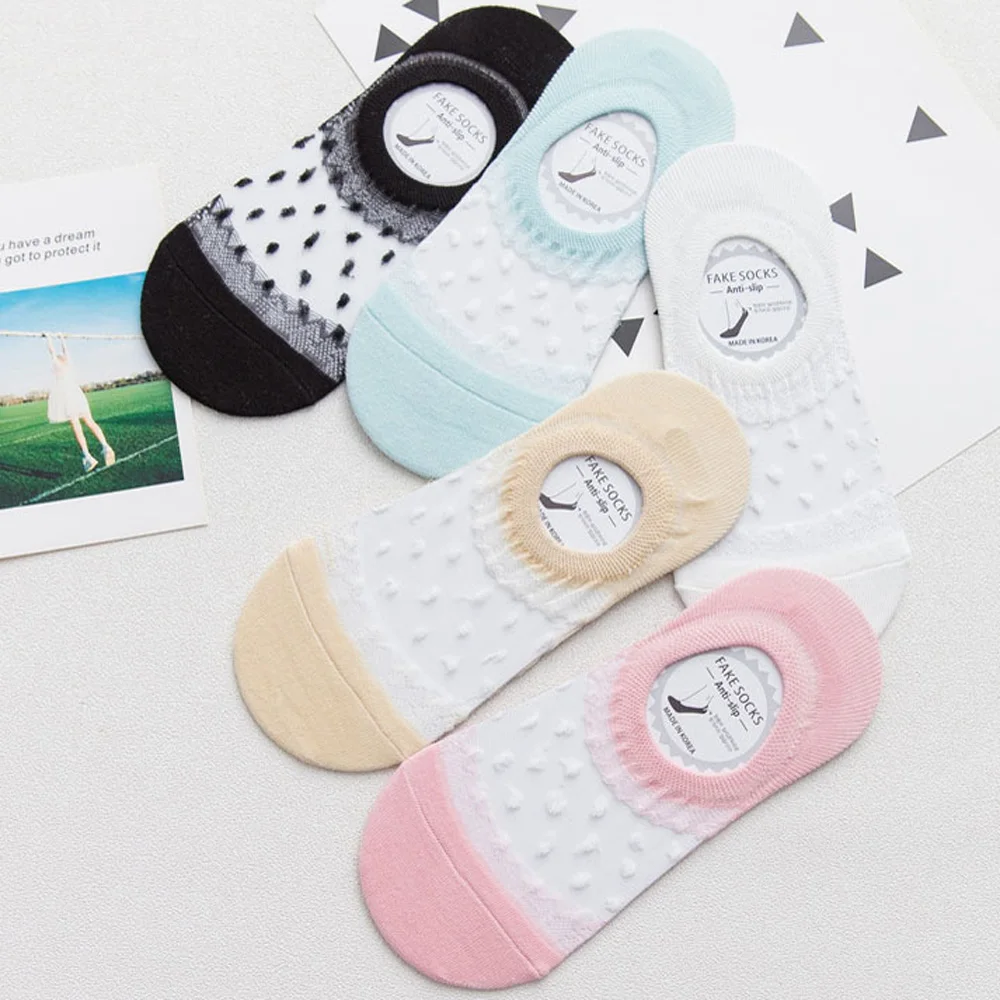 La MaxPa/10 пар; удобные хлопковые однотонные носки в горошек для женщин и девочек; сезон весна-лето; Низкие эластичные короткие носки; k441