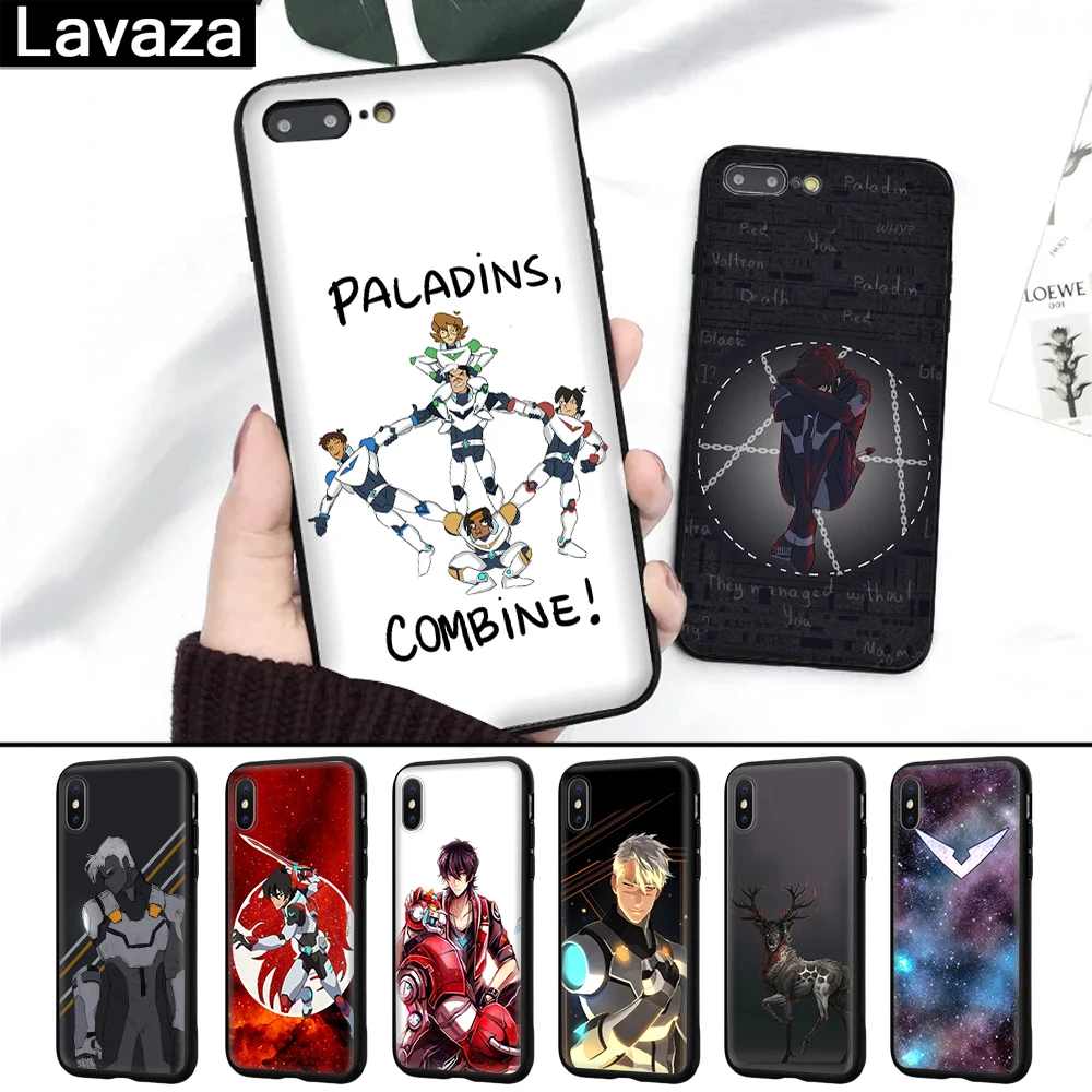 

Lavaza Voltron legendary defender Silicone Case for iPhone 5 5S 6 6S 7 8 Plus X XR XS Max