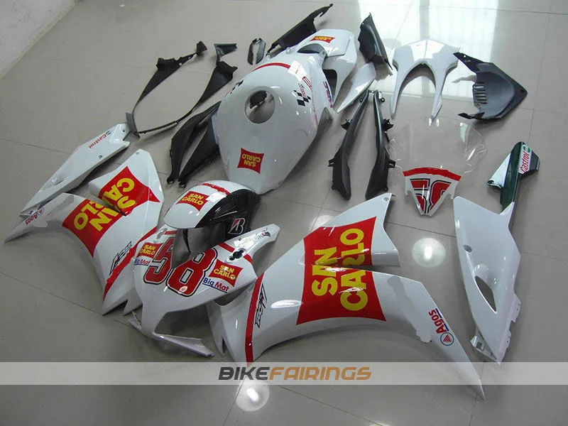 3 Подарки ABS Обтекатели Наборы Подходит для Honda CBR1000RR 2012 2013 CBR 1000RR 12, 13, 14, 15 лет, Обтекатели Наборы изготовленный на заказ белого и красного цветов
