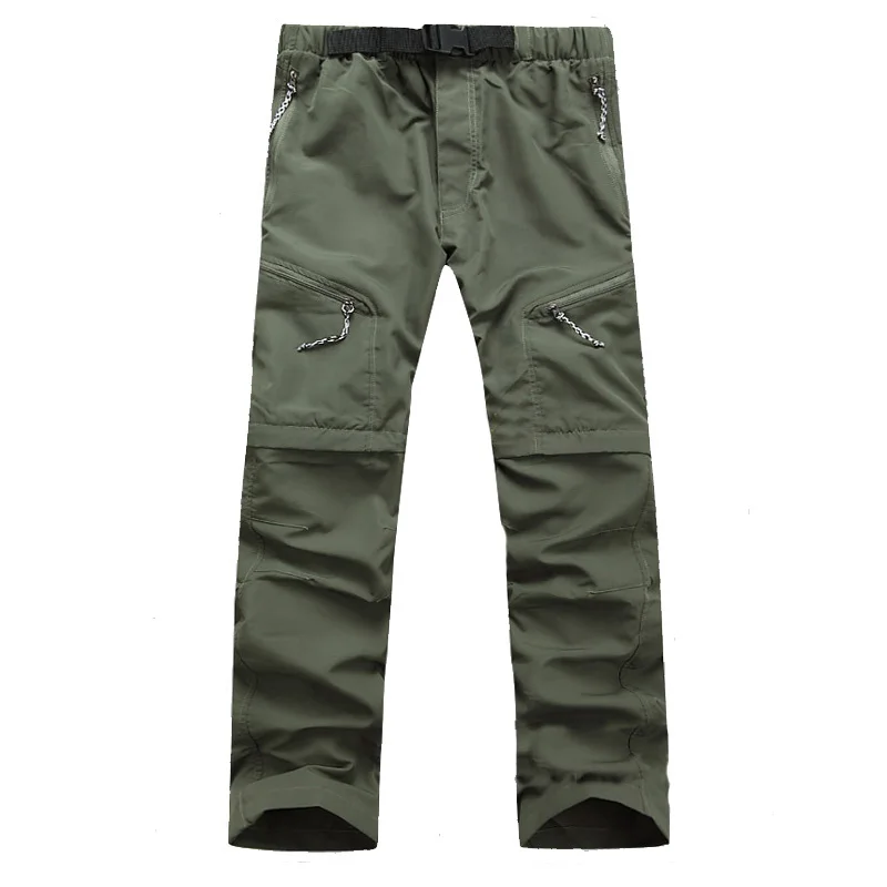 Nuevo mens extraíble rápido seco deporte senderismo al aire libre Pantalones hombres trekking Pesca camping thousers verano transpirable escalada Pantalones cortos