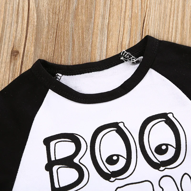 Halloween Newborn Baby Boy Clothing Pumpkin Suits Long Sleeve Tops With Pants  Baby Set Clothes