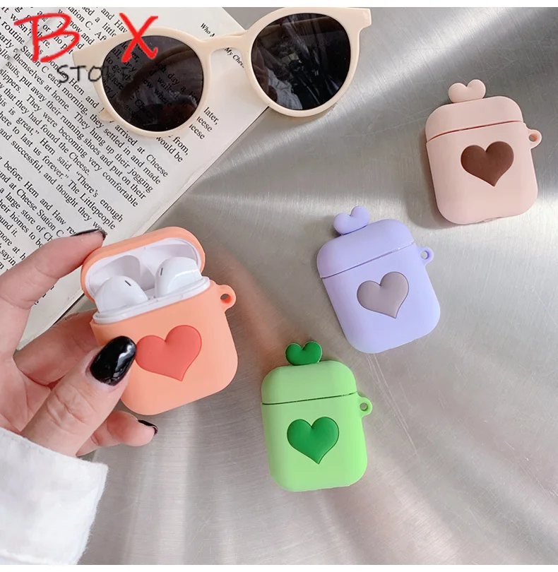 

hot Cute Cartoon Wireless Earphone Case For Apple AirPods 2 Silicone Charging Headphones Case for Airpods Protective Cover