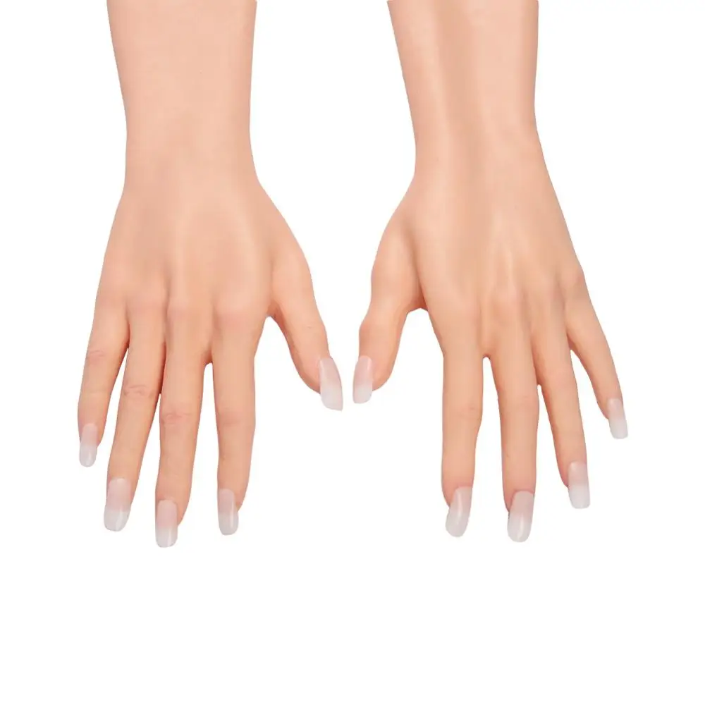 Довольно силиконовый рукав высоко имитация кожи искусственная крышка руки шрамы для трансвеститов женщин мужчин Ajusen - Цвет: Бежевый