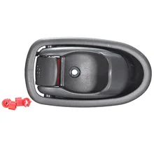 Left Interior Inside Gray Door Handle For Hyundai Elantra 96 97 98 99 00 01