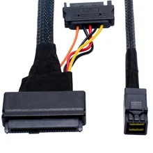 HD Mini-SAS(SFF-8643), чтобы U.2(SFF-8639) кабель для 2," NVMe SSD
