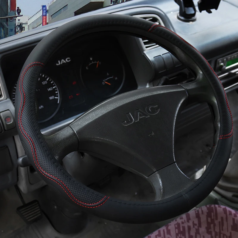 Aliexpress.com : Buy KKYSYELVA Leather Steering Wheel Covers for Car