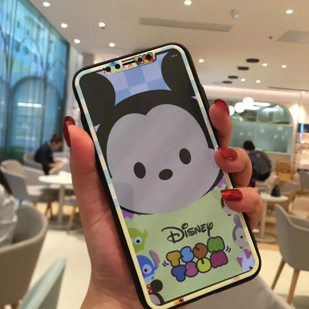 

9H Tempered Glass for iPhone X Xs XR XS Max Screen Protector Unicorn Stitch One Piece Pattern Protective Film