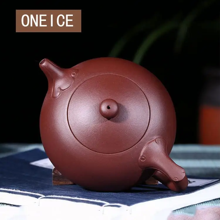 

Yixing Purply Clay Teapot Chinese Kongfu Tea Pots Raw Ore Purple Mud Ruyi Xishi Pot