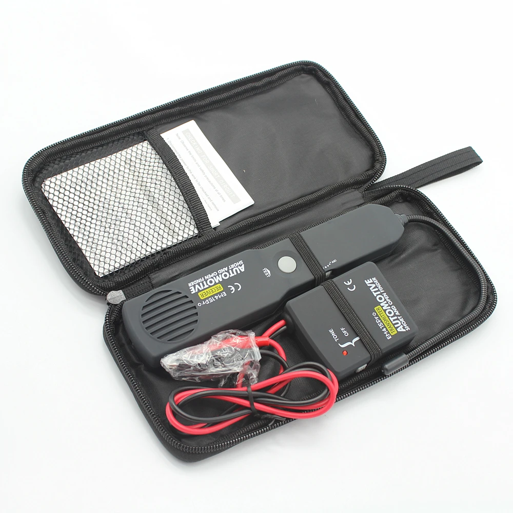 

Universal Automotive Cable Wire Tracker Short & Open Circuit Finder Tester Car Vehicle Repair Tone Tracer 6-42V DC Tool EM415PRO