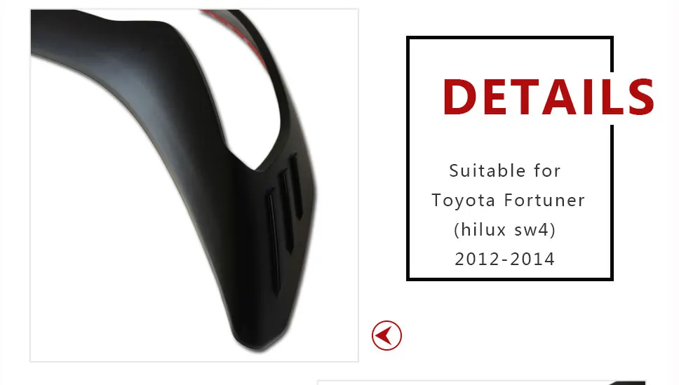 2012- для Toyota Аксессуары для Fortuner черные комплекты фар задние фары Накладка для Toyota Fortuner Hilux Sw4 2013 части Ycsunz