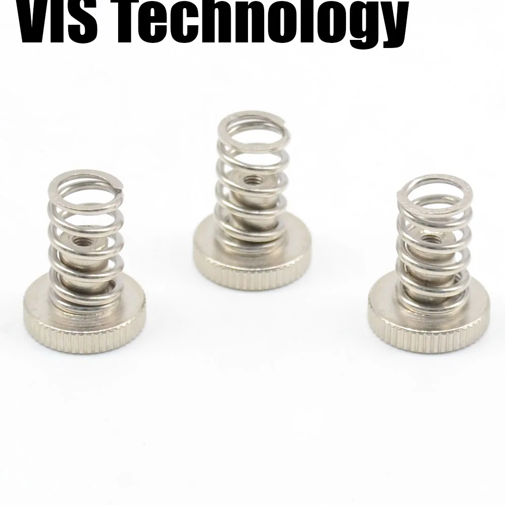 

3set/lot  M3 platform Adjust Level Fixing nut+Table Spring Compression Springs 1*6.7*9.12*15 for Ultimaker 2 UM2