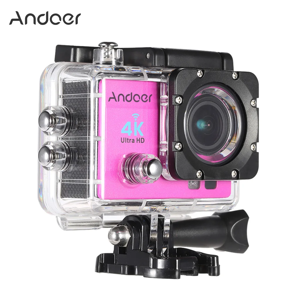 

Andoer 2" Ultra-HD LCD 1080P Wireless 4K Wifi Action Camera Sports DV Video Camcorder Recorder 16MP 170 Wide-Angle Lens