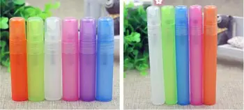 

500pcs/lot 5ml Translucence Plastic Atomizer Bottle Travel Makeup Perfume Spray Refillable Bottles