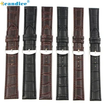 Великолепный дизайн Высокое качество мягкий ремешок кожаный ремешок стальная пряжка наручные часы