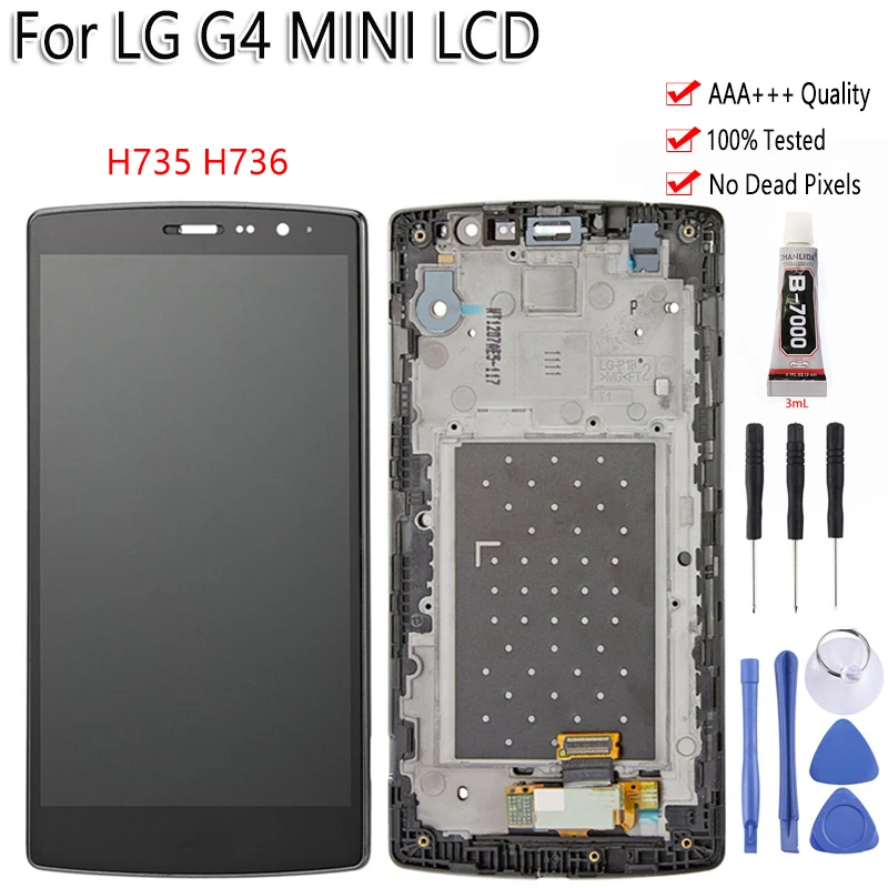 

5.2" Original Quality For LG G4 mini H736 H735 LCD Display Touch Screen Digitizer Assembly With Frame Replacement Free Tools