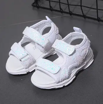 

Summer Boys Sandals Shoes Breathable Kids Mesh Sport Shoes Girls Beach Sandals Children Sneakers Size 21-30