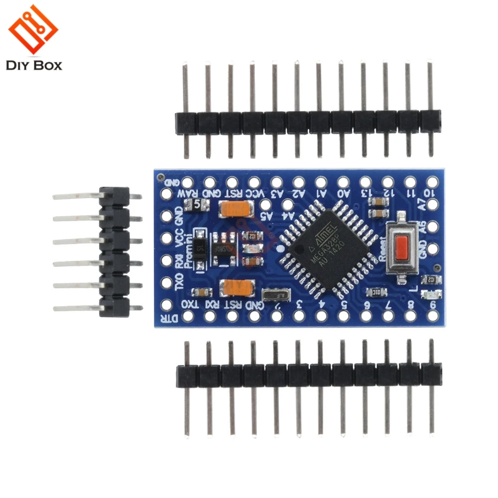 

Atmega328P Pro Mini 328 Mini Atmega328 DC 5V 16MHz 16M 150mA For Arduino Compatible With Nano Micro Controller Board Module