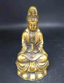

Chinese fine copper statue of Avalokitesvara master ornaments