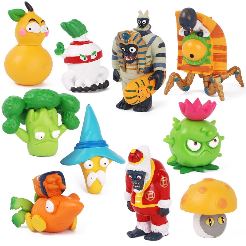 [New] 160pcs Plants vs Zombies Figures Toys PVZ Plants and Zombies PVC Action Figure Collection Model Toy Doll for Gifts 