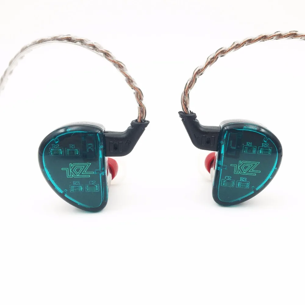 KZ AS10 5BA HiFi Stereo In Ear Earphone High Resolution Earbud Earphone 