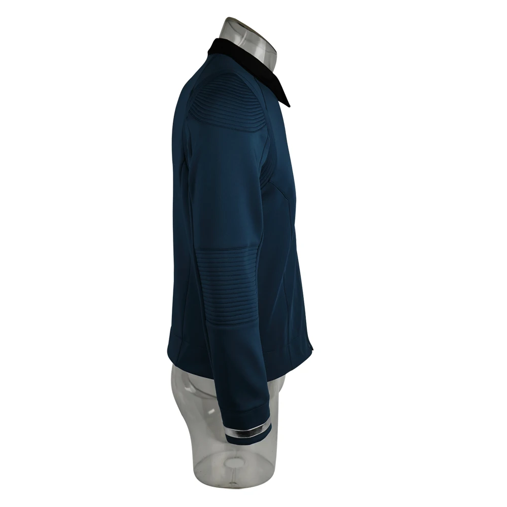 Star Trek Discovery Season 2 Starfleet Captain Kirk Uniform A Set of Shirt Pants Badge Costumes Men Top Adult Cosplay Costume (5)