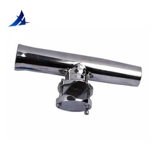 Аксессуары для лодок, морской держатель для удочки из нержавеющей стали, регулируемый зажим-на 1-1/"-2" рейку