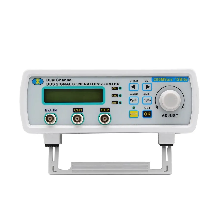 JUNTEK MHS5200A12MHz DDS генератор сигналов с цифровым управлением двухканальный счетчик