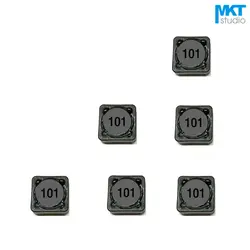 100 шт. SMD 12,3*12,3*4,5 мм намоточный провод раны Мощность катушка индуктивности 2,2/3,3/4,7/6,8/10/15/22/33/47/68/100/150/220/330/ 470uH