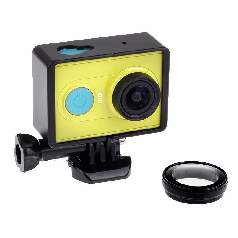 

Protective Frame Border w/ Buckle Base Mount for Xiaomi Yi Action Camera Lens Protector UV Filter for Xiaomi Yi Accessories
