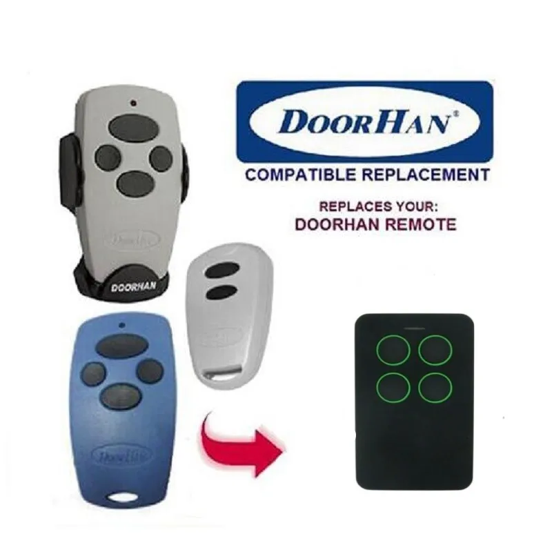 

Multi frequency copy 280-868mhz DOORHAN transmitter rolling code garage door remote control clone top quality