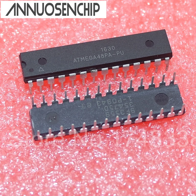 

5pcs ATMEGA48PA-PU ATMEGA48PA ATMEGA48 MCU 8BIT 4KB FLASH 28DIP NEW